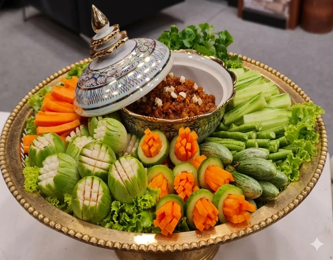 น้ำพริกเม็ดบัวปลาย่าง